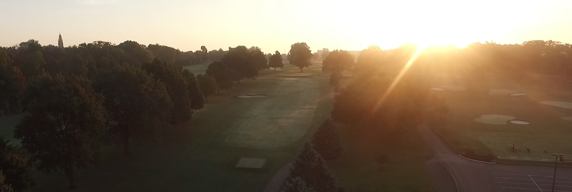 York Golf Club — 1st hole at sunrise